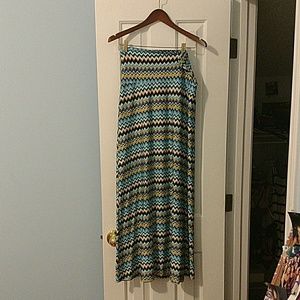 Aztec maxi skirt